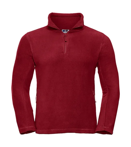  Quarter Zip Outdoor Fleece - Russell  Classic Red