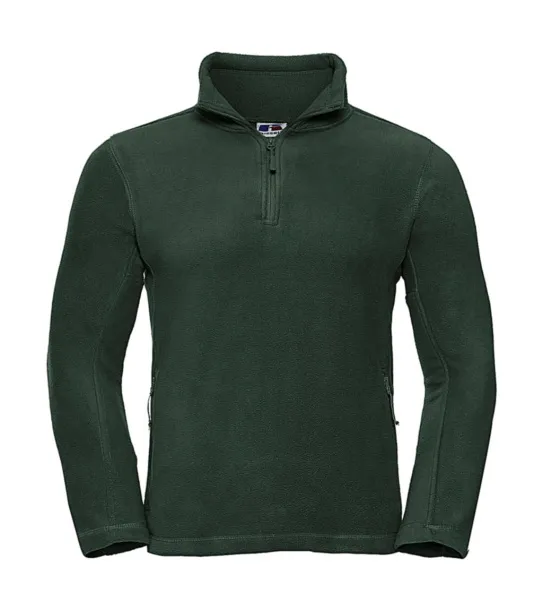  Flis majica s 1/4 patentnim zatavaračem, 320 g/m² - Russell  Zelena