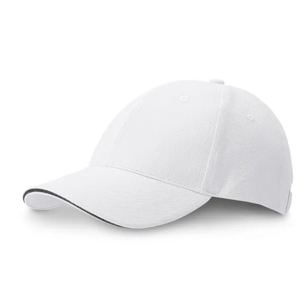 CHRISTOPHE "Sandwich" cap White