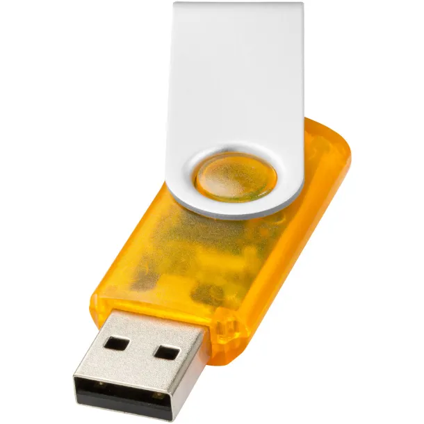 Rotate-translucent 2GB USB stick - Bullet Narančasta