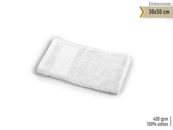 AQUA 30 towel 30 x 50 cm - EXPLODE White