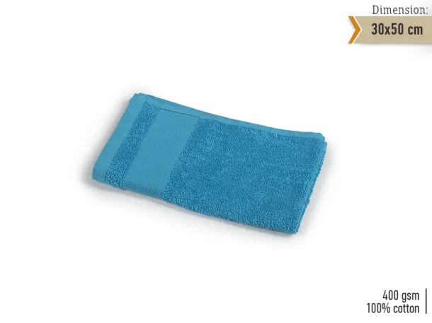 AQUA 30 towel 30 x 50 cm - EXPLODE Turquoise