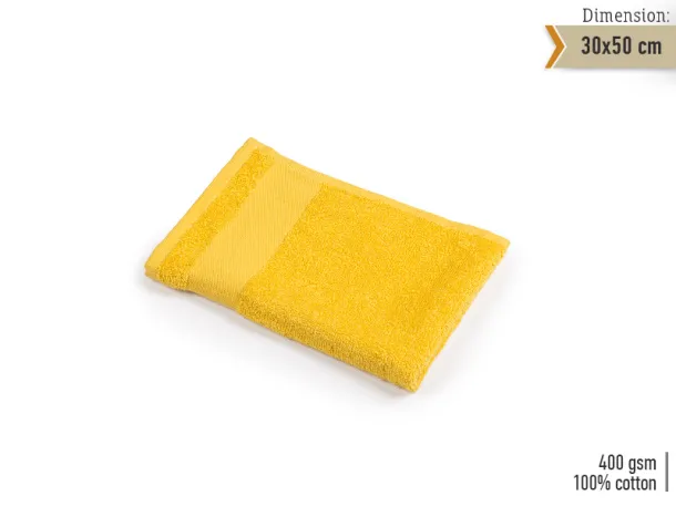 AQUA 30 towel 30 x 50 cm - EXPLODE Yellow