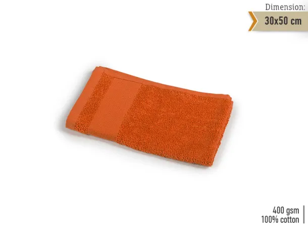 AQUA 30 towel 30 x 50 cm - EXPLODE Orange