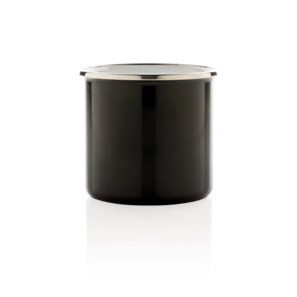  Vintage enamel mug - XD Collection Black