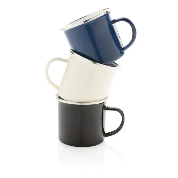  Vintage enamel mug - XD Collection Black