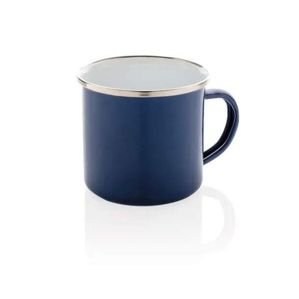  Vintage enamel mug - XD Collection Blue