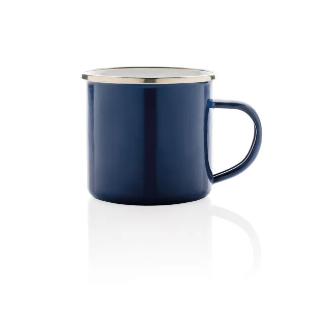  Vintage enamel mug - XD Collection Blue