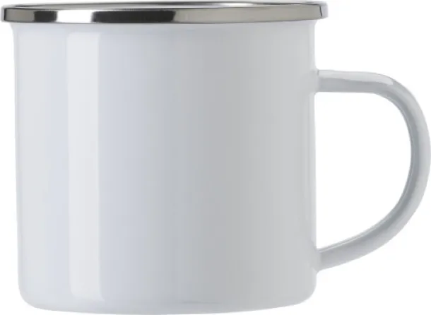  Enamel drinking mug (350 ml) Jamaal Bijela