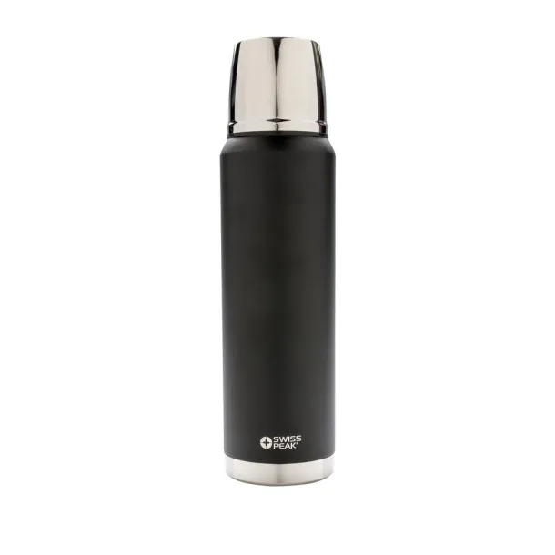  Swiss Peak Elite  1L copper vacuum flask - Swiss Peak Black 