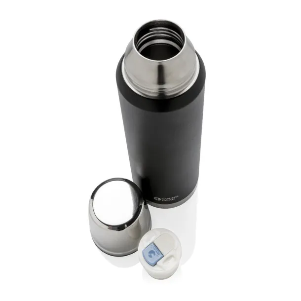  Swiss Peak Elite  1L copper vacuum flask - Swiss Peak Black 