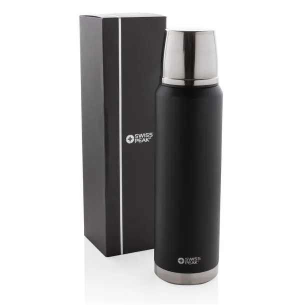  Swiss Peak Elite  1L copper vacuum flask - Swiss Peak Black 