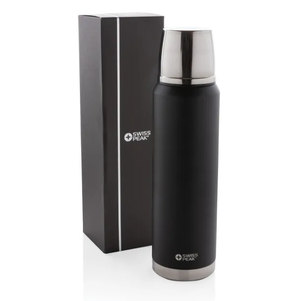  Swiss Peak Elite  1L copper vacuum flask - Swiss Peak Black 