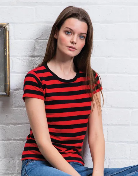  Women's Stripy T - Mantis