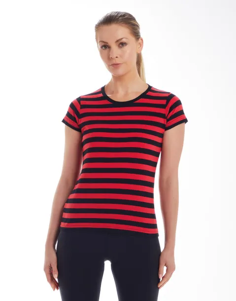  Women's Stripy T - Mantis