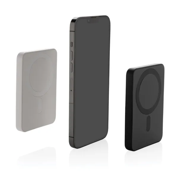  Magnetix magnetna prijenosna baterija od RCS reciklirane plastike, 5 000 mAh - XD Collection Bijela