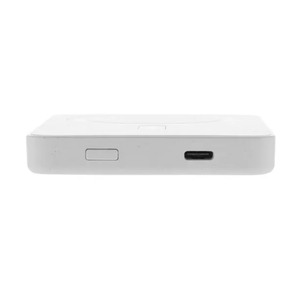  Magnetix magnetna prijenosna baterija od RCS reciklirane plastike, 5 000 mAh - XD Collection Bijela