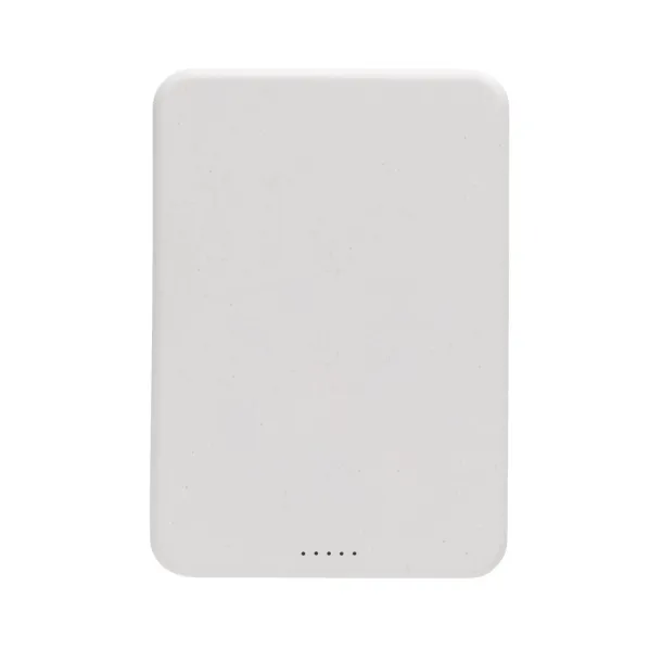  Magnetix magnetna prijenosna baterija od RCS reciklirane plastike, 5 000 mAh - XD Collection Bijela