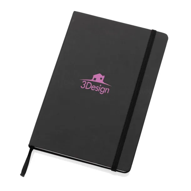  Craftstone A5 recycled kraft and stonepaper notebook - XD Collection Black 