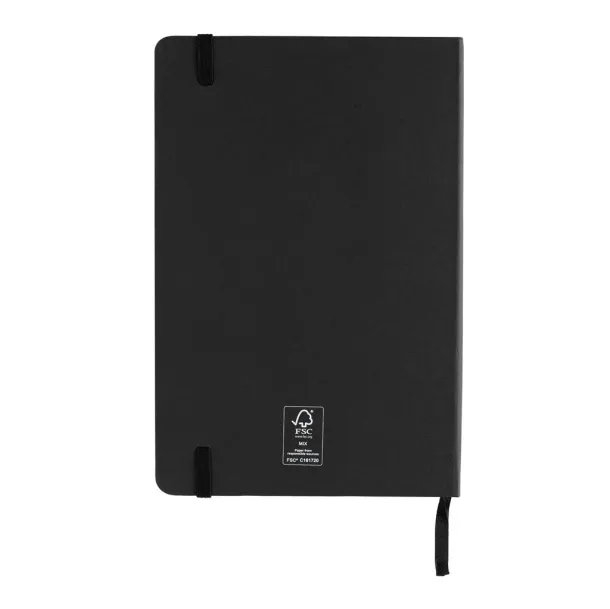  Craftstone A5 recycled kraft and stonepaper notebook - XD Collection Black 