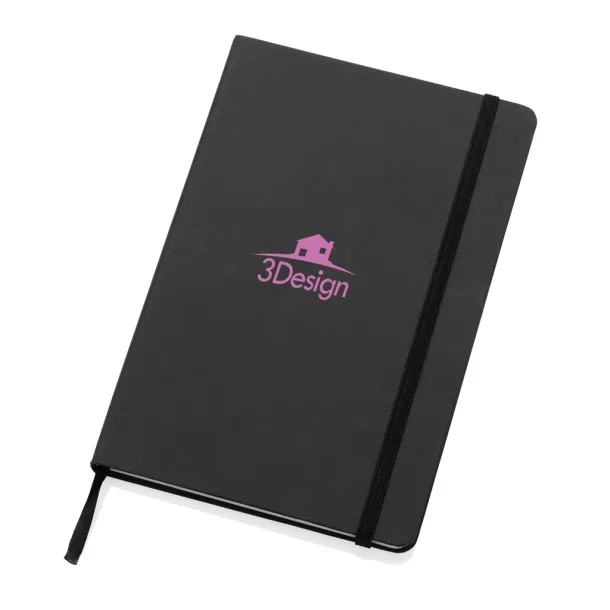  Craftstone A5 recycled kraft and stonepaper notebook - XD Collection Black 