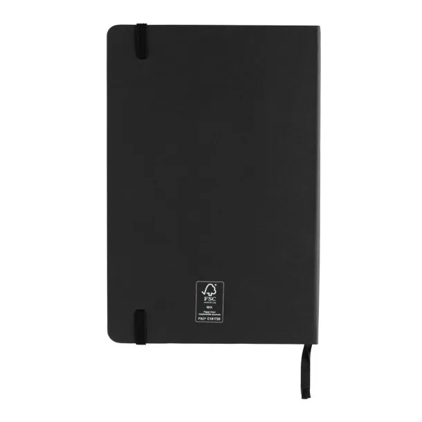  Craftstone A5 recycled kraft and stonepaper notebook - XD Collection Black 