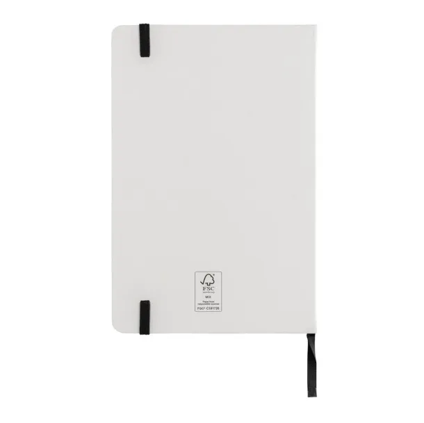  Craftstone A5 recycled kraft and stonepaper notebook - XD Collection White 