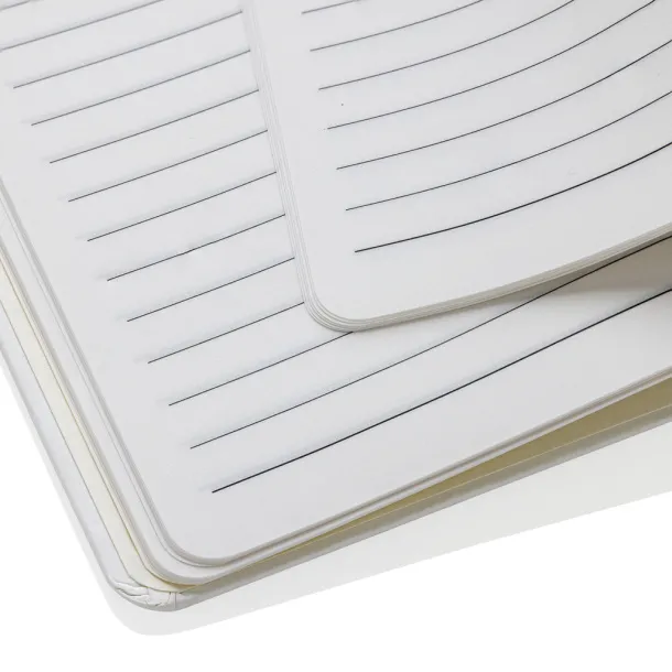  Craftstone A5 recycled kraft and stonepaper notebook - XD Collection White 