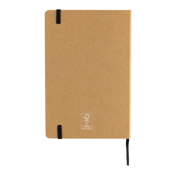  Craftstone A5 recycled kraft and stonepaper notebook - XD Collection brown 