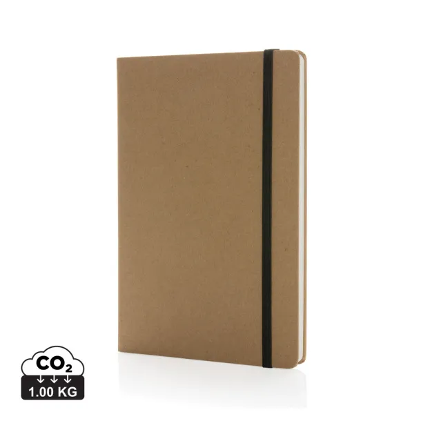  Craftstone A5 recycled kraft and stonepaper notebook - XD Collection brown 