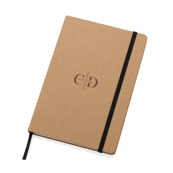  Craftstone A5 recycled kraft and stonepaper notebook - XD Collection brown 