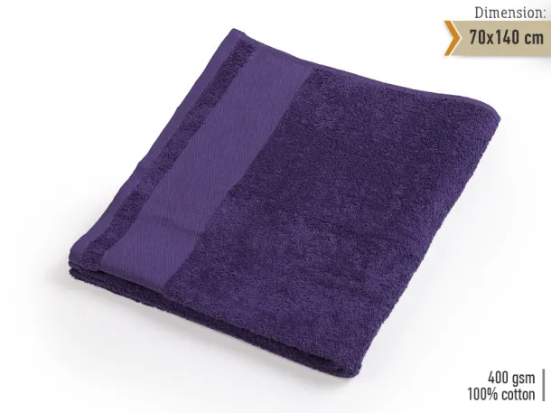 AQUA 70 towel 70 x 140 cm - EXPLODE Purple