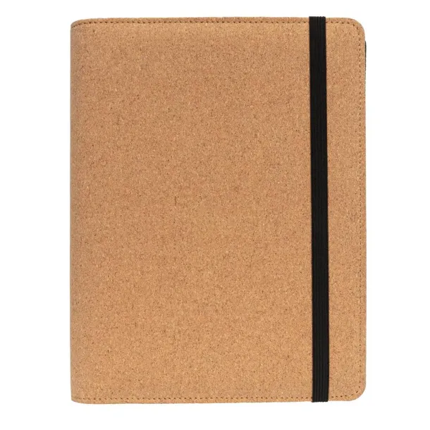  Deluxe cork portfolio A5 with pen - XD Collection Brown 