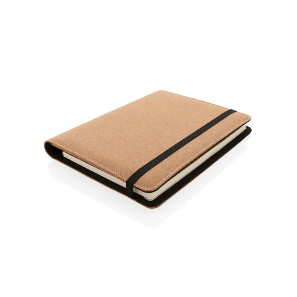  Deluxe cork portfolio A5 with pen - XD Collection Brown 