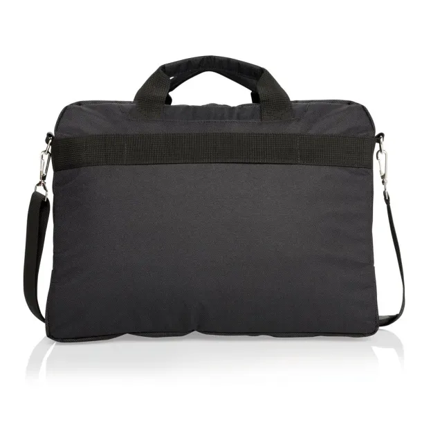  Swiss Peak deluxe 15.6” laptop bag - Swiss Peak Black 