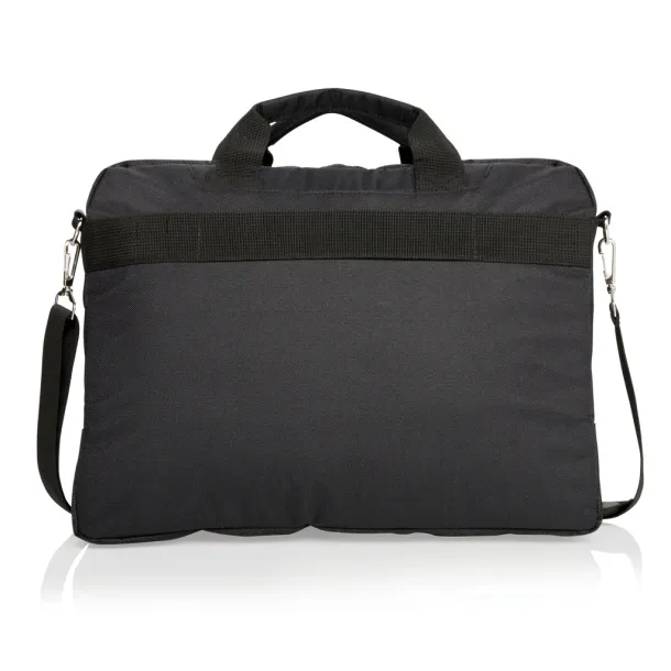  Swiss Peak deluxe 15.6” laptop bag - Swiss Peak Black 