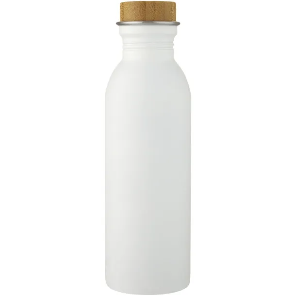 Kalix 650 ml stainless steel sport bottle - Unbranded White