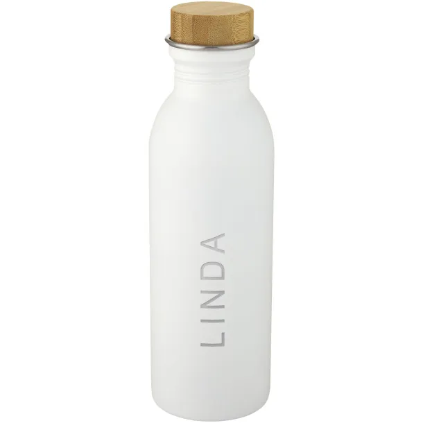 Kalix 650 ml stainless steel sport bottle White