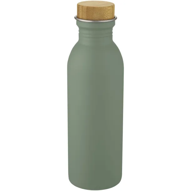 Kalix 650 ml stainless steel sport bottle - Unbranded Heather green