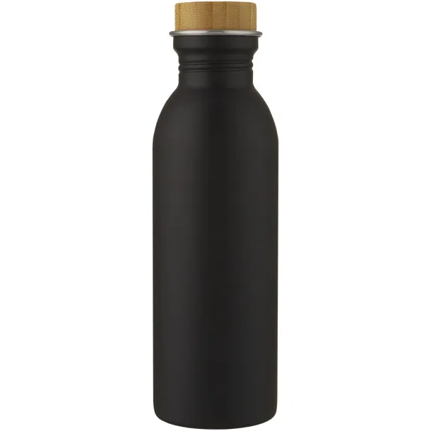 Kalix 650 ml stainless steel sport bottle Solid black