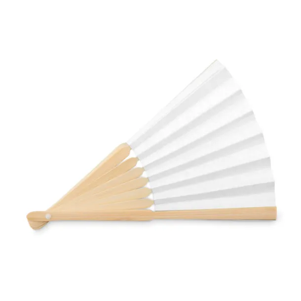 FANNY PAPER Manual hand fan White