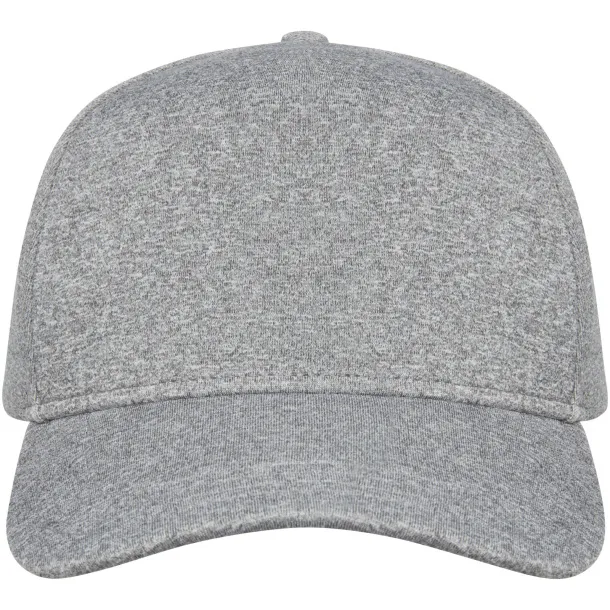 Manu 5 panel stretch cap - Elevate Life Heather grey