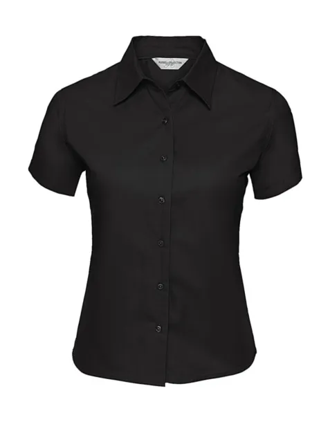  Ladies' Classic Twill Shirt - Russell Collection Black