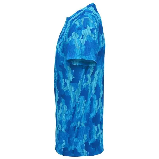  Majica kratkih rukava kamuflažnog stila - TriDri Camo Sapphire #6BC9F9