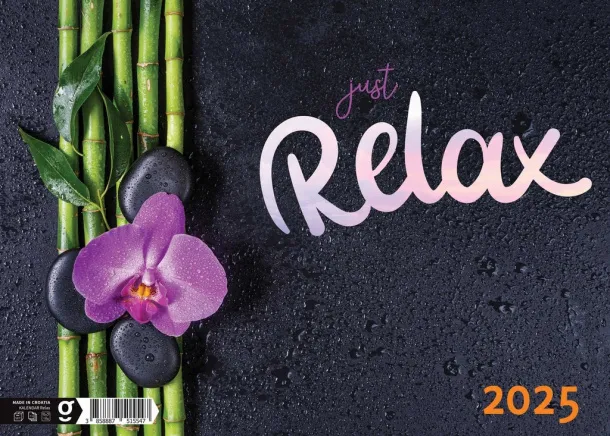  "JUST RELAX" color calendar Color