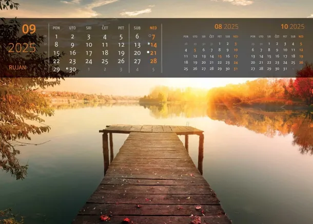  "JUST RELAX" color calendar Color