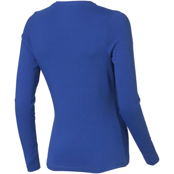 Ponoka long sleeve women's GOTS organic t-shirt - Elevate NXT Blue