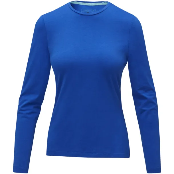 Ponoka long sleeve women's GOTS organic t-shirt - Elevate NXT Blue