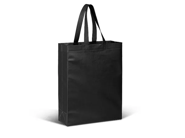 PLAZA non woven laminated shopping bag - BRUNO Black