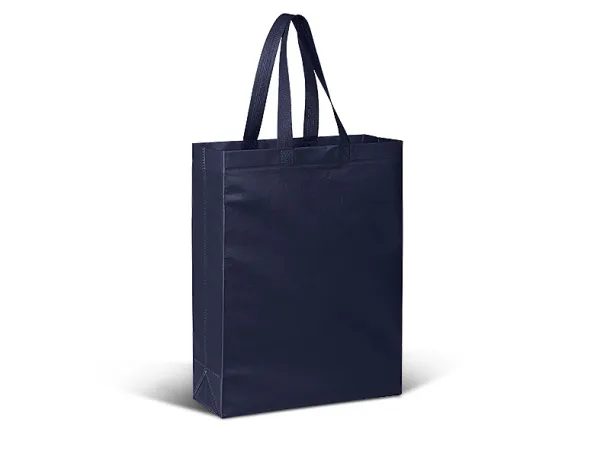 PLAZA non woven laminated shopping bag - BRUNO Blue